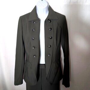 TRISTAN MILITARY style jacket blazer Sz S OLIVE GREEN PREPPY OLD MONEY $395 NWT